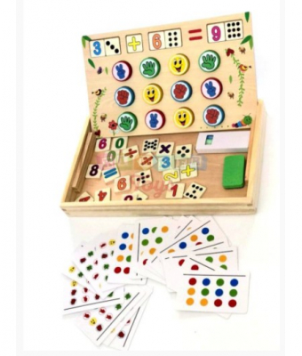 Tabla educativa din lemn Calculeaza [1]