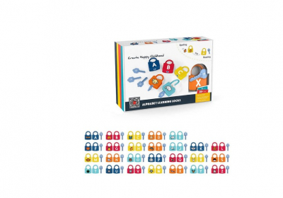 Jocuri si jucarii educative - Joc de indemanare Incuie si Descuie Lacatele