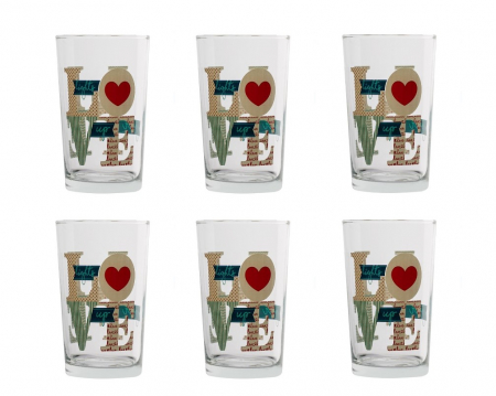 Articole Bucatarie - Set 6 pahare servire bauturi reci
