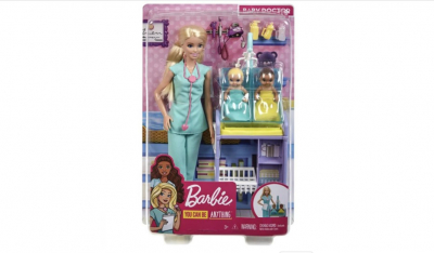 Set de joaca Papusa Barbie Pediatru cu bebelusi si accesorii [1]