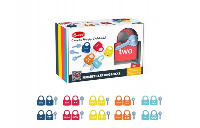 Jocuri si jucarii educative - Joc de indemanare Incuie si Descuie Lacatele