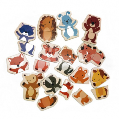 Puzzle - Puzzle magnetic din lemn