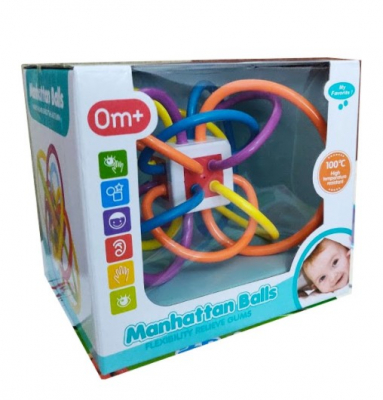 Minge bebelusi Jucarie Dentitie Manhattan Ball [2]