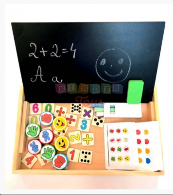 Tabla educativa din lemn Calculeaza [2]