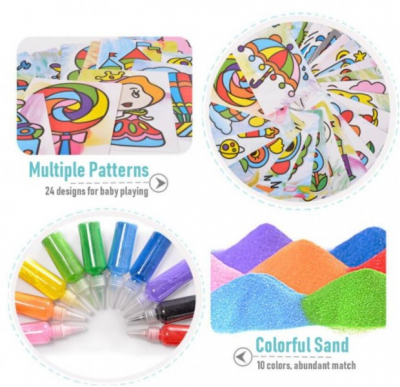 Set creatie Pictura cu nisip colorat [2]