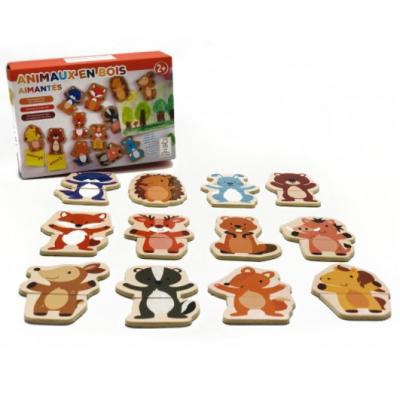 Puzzle magnetic din lemn [2]