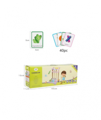 Set carucior de curatenie din lemn [2]