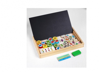 Tabla educativa din lemn Calculeaza [3]