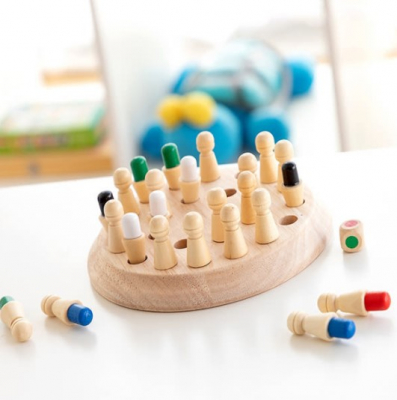 Joc de memorie din lemn - Memory Chess [4]