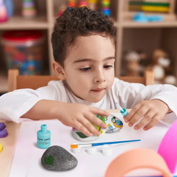 Set creativ DIY tehnica servetelului Pietricele decorate cu accesorii incluse,+7 ani [1]
