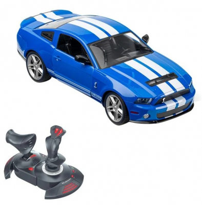 Masinute si vehicule cu telecomanda - Ford Mustang Shelby GT500 27 MHz cu control cu joystick si cu usi care se deschid