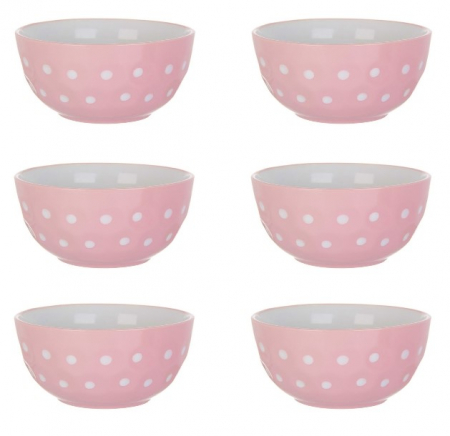 Boluri - Set format din 6 boluri de servit din ceramica pentru supa