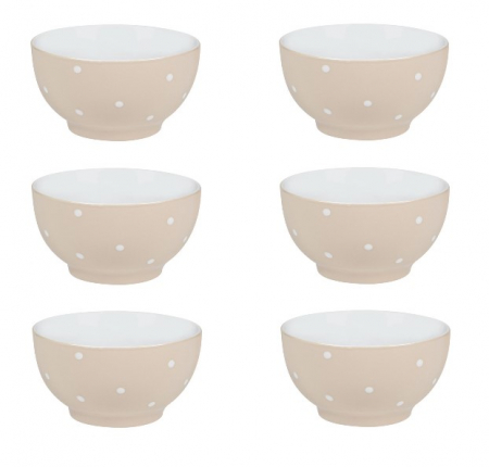 Boluri - Set format din 6 boluri de servit din ceramica pentru supa