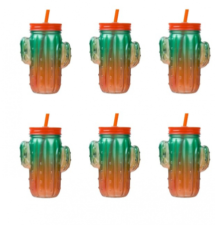 Sport & Activitati in aer liber - Set 6 recipinete tip Borcan model Cactus