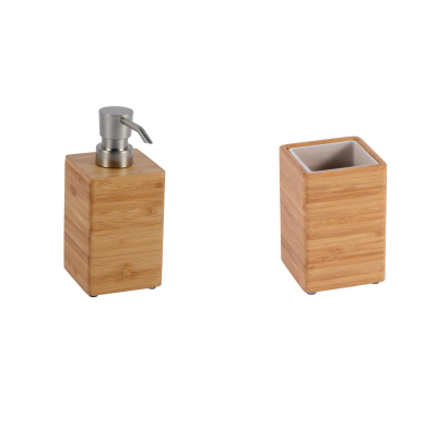 Articole Baie - Set accesorii din bambus pentru baie