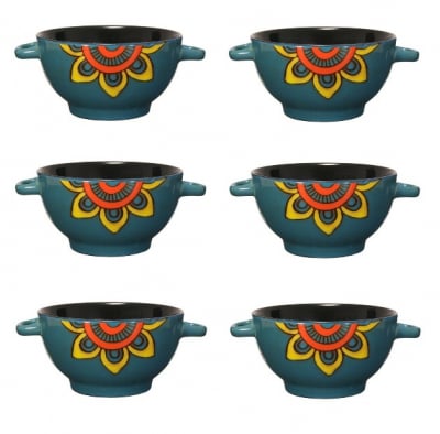 Articole Bucatarie - 6 boluri de servit din ceramica pentru supa