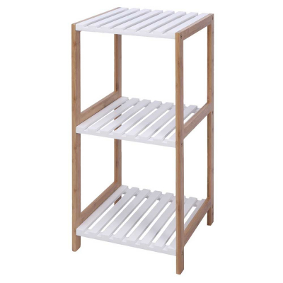 Articole Baie - Raft din bambus cu 3 polite 33x34x79 cm