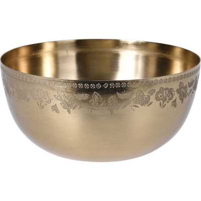 Articole Bucatarie - Bol metalic decorativ auriu