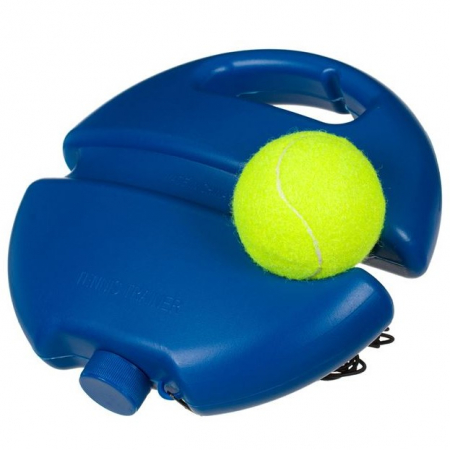 Echipament de antrenament pentru tenis cu baza antiderapanta si minge de sarit [1]