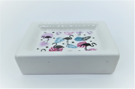 Set 4 accesorii baie din ceramica Model Flamingo [4]