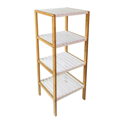Articole Baie - Raft din bambus cu 4 polite 33x34x119 cm