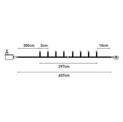 Instalatie de Craciun cu 100 de becuri LED [2]