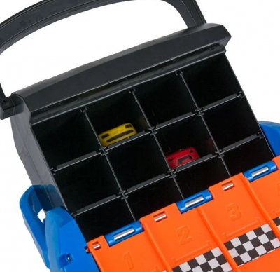 Garaj cu rampa pentru masinute care se inchide intr-o valiza pentru transport [2]