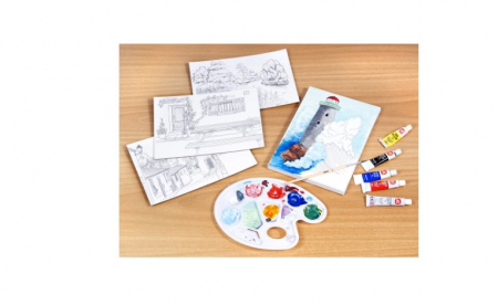 Set creativ pentru desen - Mini Atelierul de pictura [2]