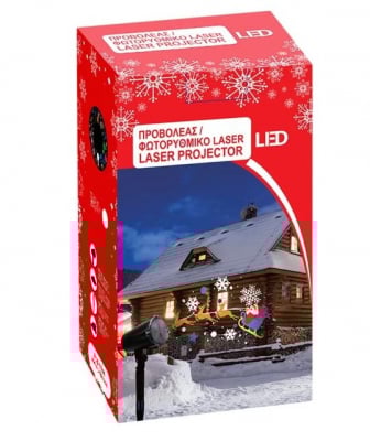 Proiector fotoritmic cu laser si design Mos Craciun [3]
