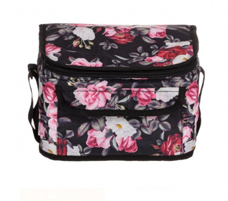 Geantă Termoizolantă cu Design Floral - Menține Alimentele la Temperatură Ideală! [1]