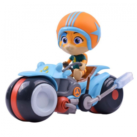 44 de Pisici: Figurină Lampo cu Motocicletă  [1]