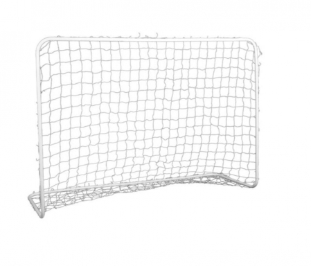 Jucării exterior pentru copii - Poartă Fotbal Metalică Albă