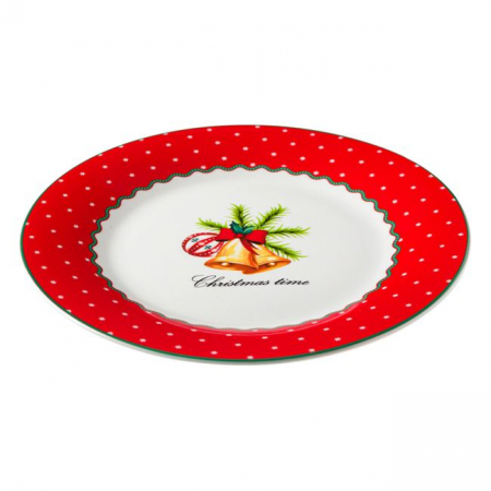 Articole pentru Craciun - Farfurie servire design Clopotel