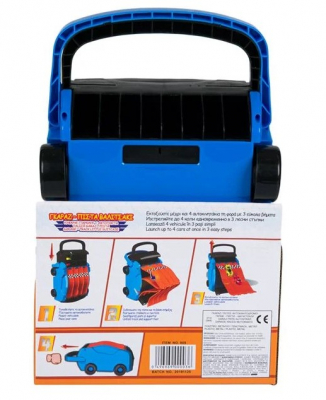 Garaj cu rampa pentru masinute care se inchide intr-o valiza pentru transport [4]