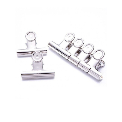 Papetarie & Birotica - Clipsuri metalice Office Cover DL0010 DL6100, inox, 90 mm, argintii, set 6 bucăți