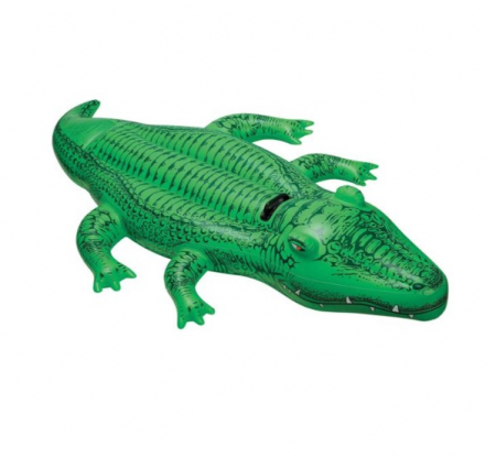 Plaja si inot - Crocodil gonflabil plutitor tip saltea pentru copii
