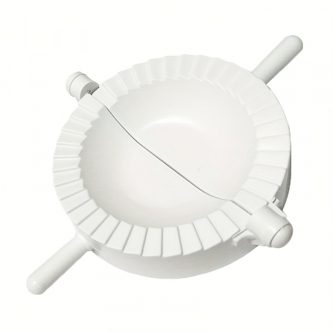 Ustensile de bucatarie - Set 2 forme pentru coltunasi/ravioli,dimesniuni diferite, plastic,alb