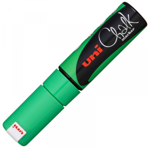 Papetarie & Birotica - Marker creta lichida cu varf tesit,verde fosforescent,8 mm