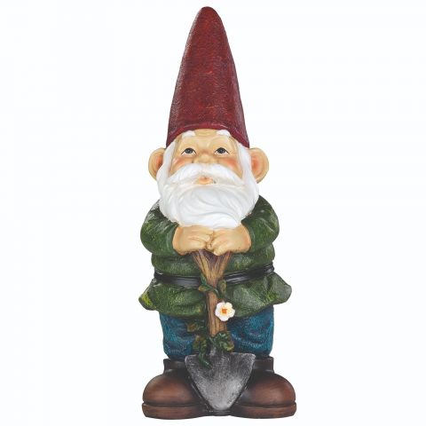 Gradinarit - Decoratiune pentru gradina model pitic cu lopata,11x8x29 cm