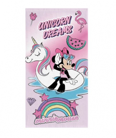 Plaja si inot - Prosop plaja pentru copii Minnie Mouse