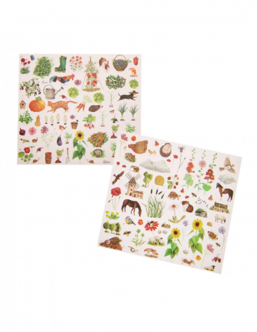 Abtibilduri de transferat Gradina, Moulin Roty [2]