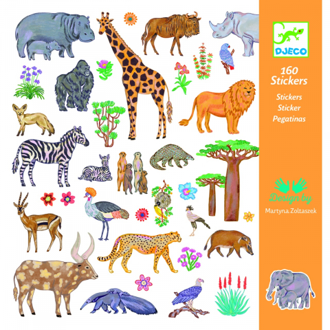Jocuri si Jucarii Educative - Abtibilduri Kenya, Djeco