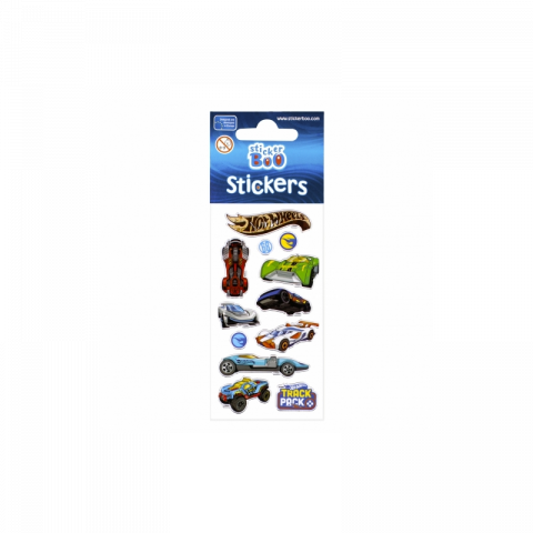 Produse art & craft-Lucru manual - Abtibilduri vehicule Hot Wheels pentru copii,dimensiuni diferite,10 bucati/set