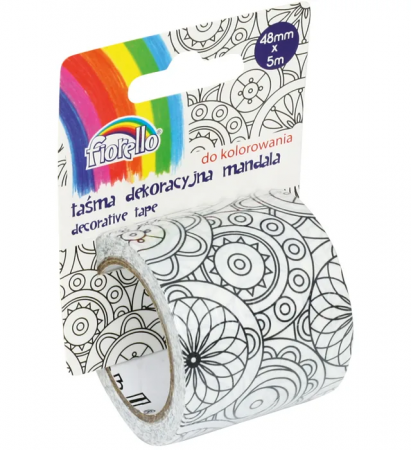 Seturi creative pentru copii - Hartie banda tip rola autoadeziva pentru colorat