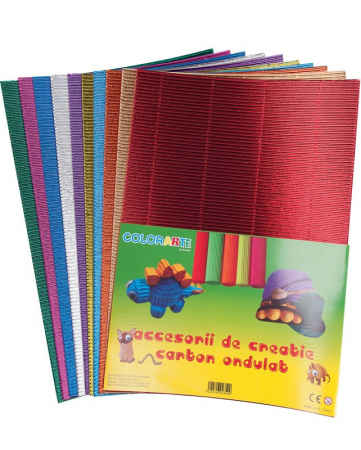 Produse art & craft-Lucru manual - Carton ondulat pentru activitati crafts