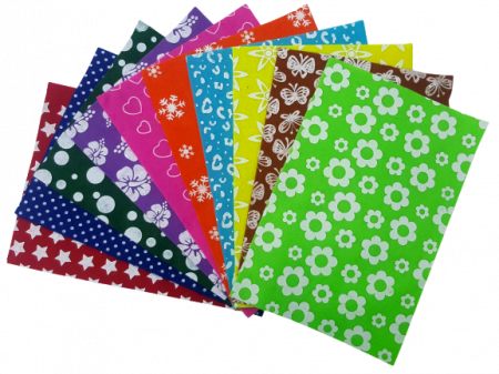 Produse art & craft-Lucru manual - Set 10 coli diverse modele pentru activitati crafts