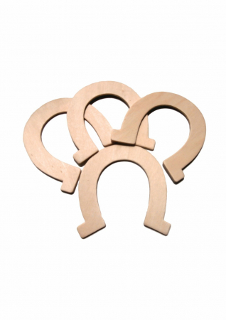 Produse art & craft-Lucru manual - Figurina potcoava din lemn pentru activitati crafts