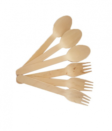 Produse art & craft-Lucru manual - Tacamuri de lemn pentru activitati crafts