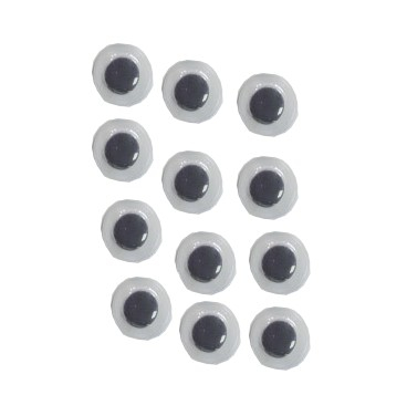 Accesorii art&craft - Ochisori negri din plastic pentru activitati crafts