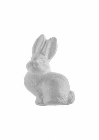 Accesorii art&craft polistiren - Figurina iepure pentru activitati crafts
